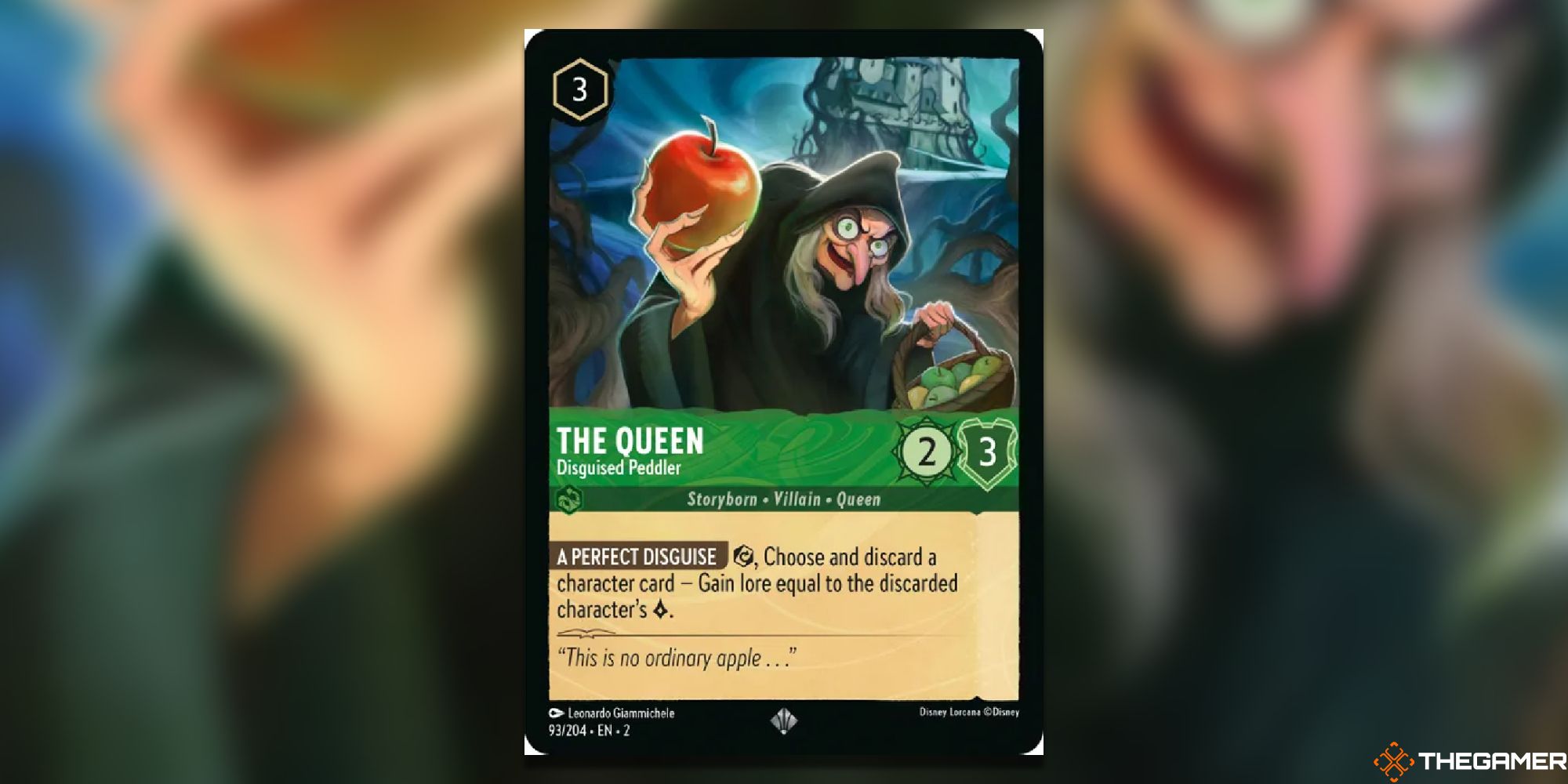 The Queen - Disguised Peddler Card Art