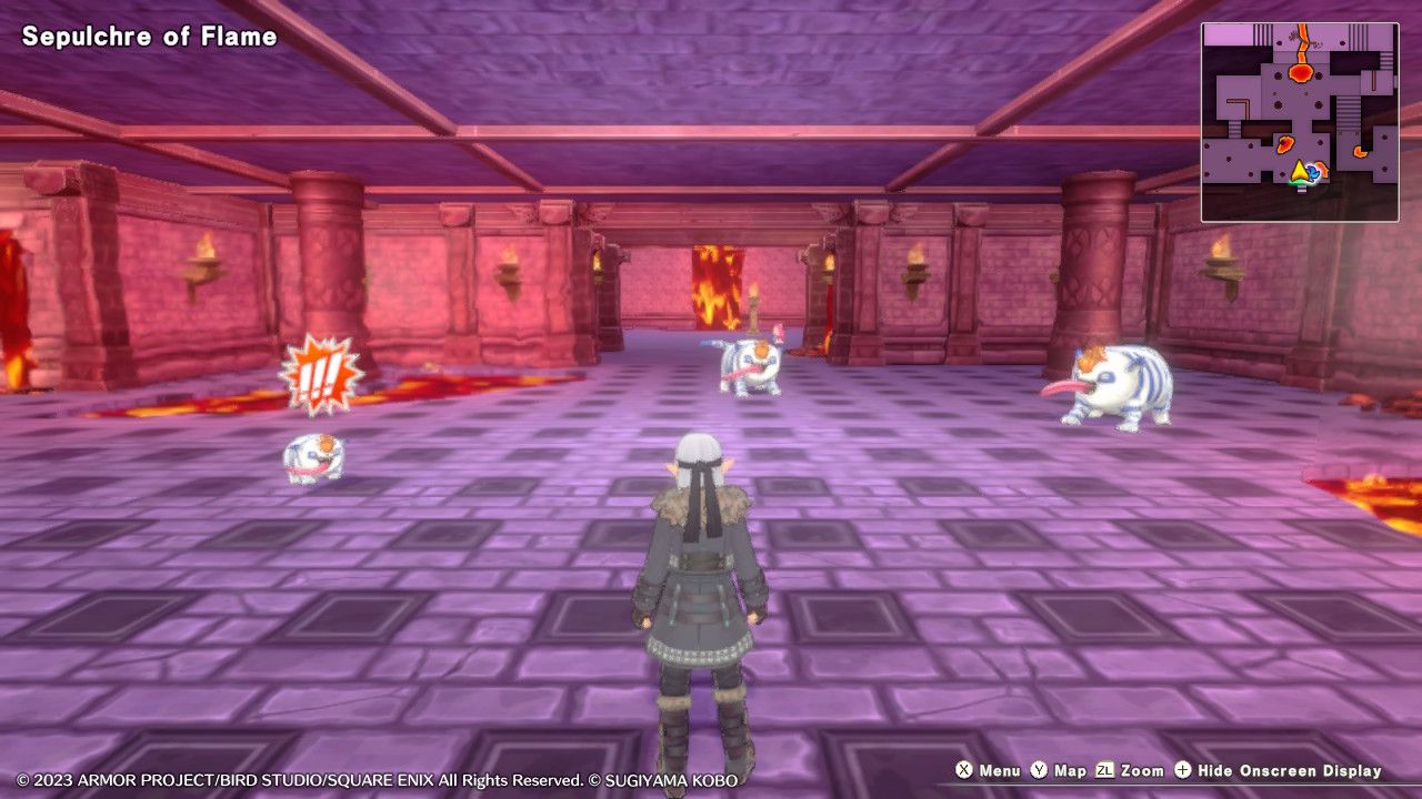 The Sepulchre of Flame in Dragon Quest Monsters The Dark Prince