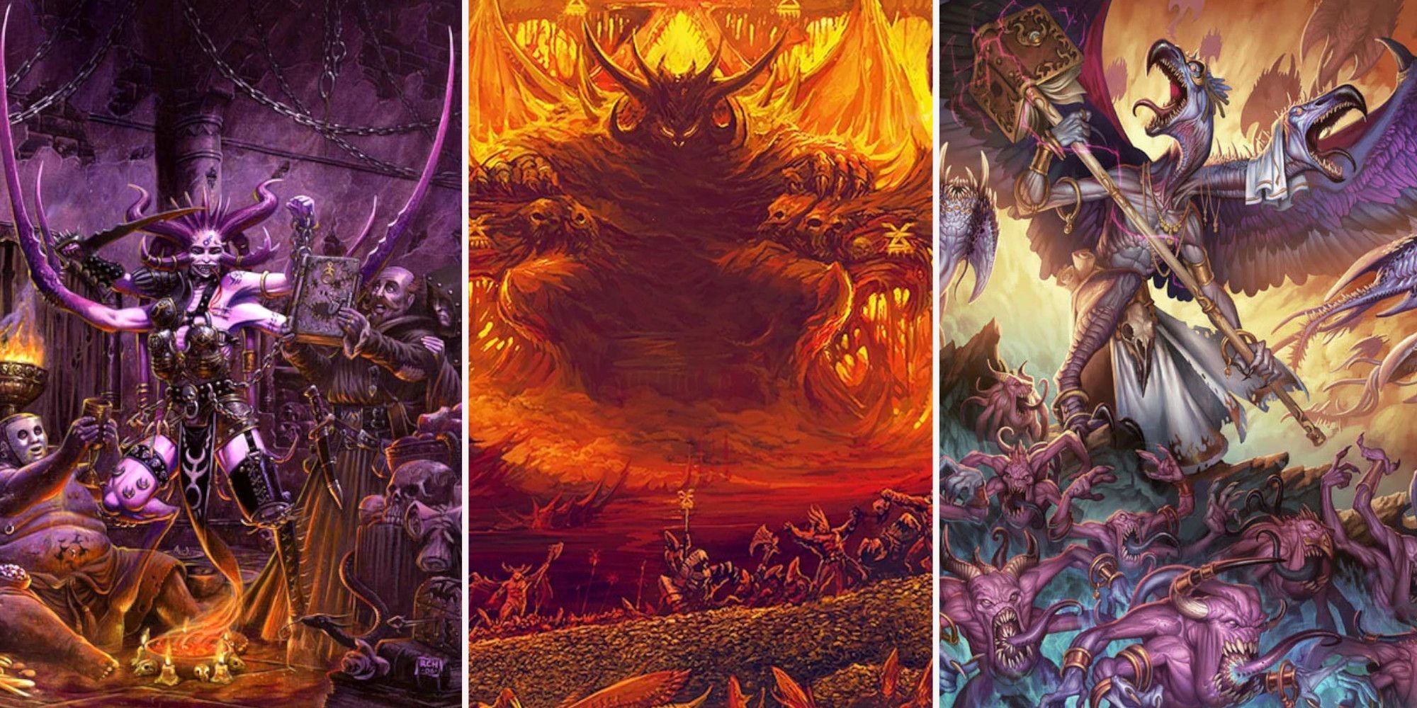 Three chaaos Gods split