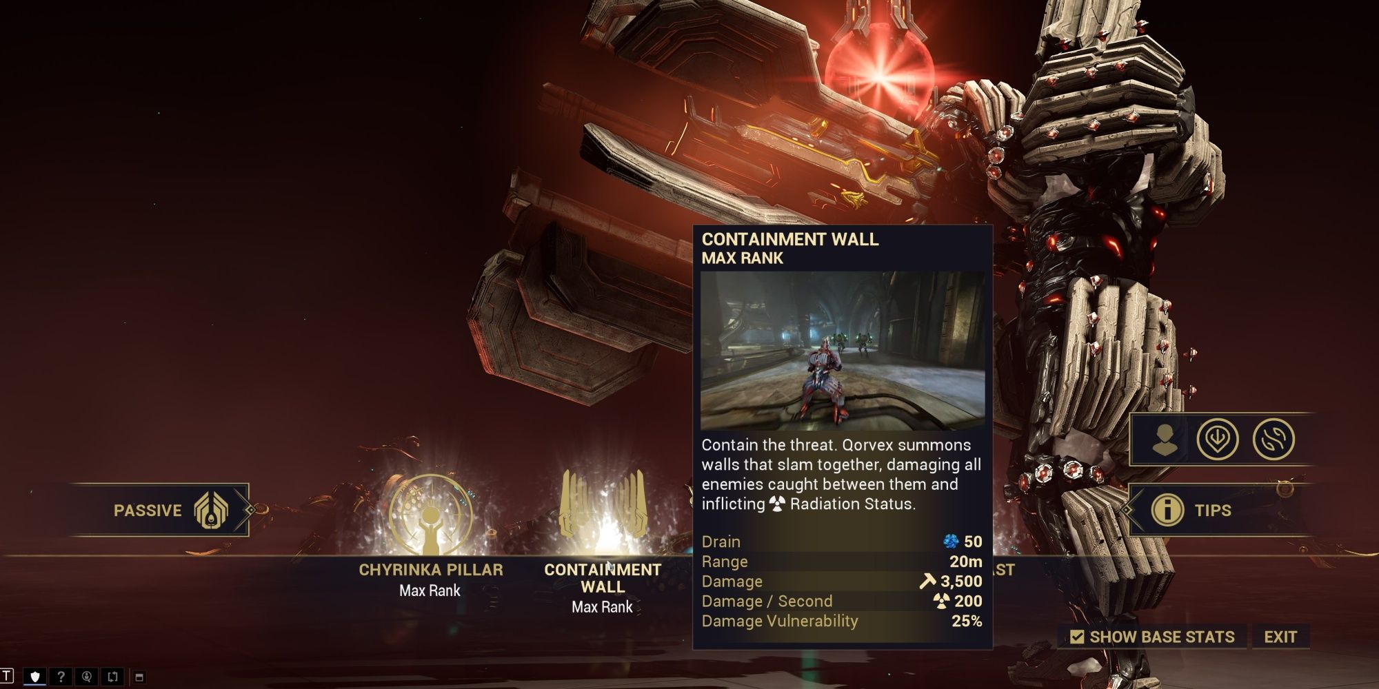 Warframe Qorvex Second Ability