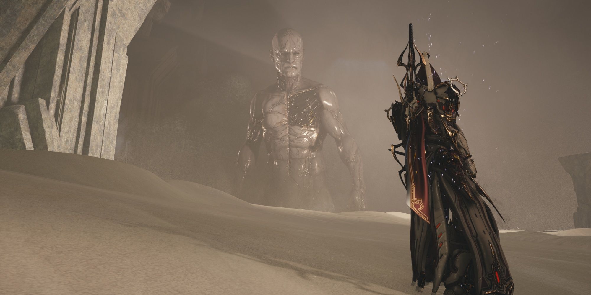Warframe Whispers In The Walls Construct Fight