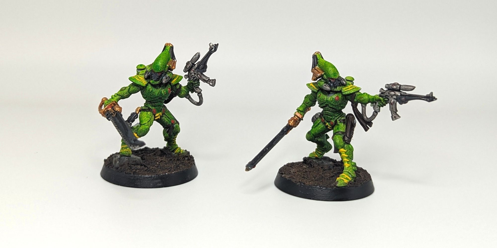 warhammer 40k kill team salvation two plastic striking scorpions close up
