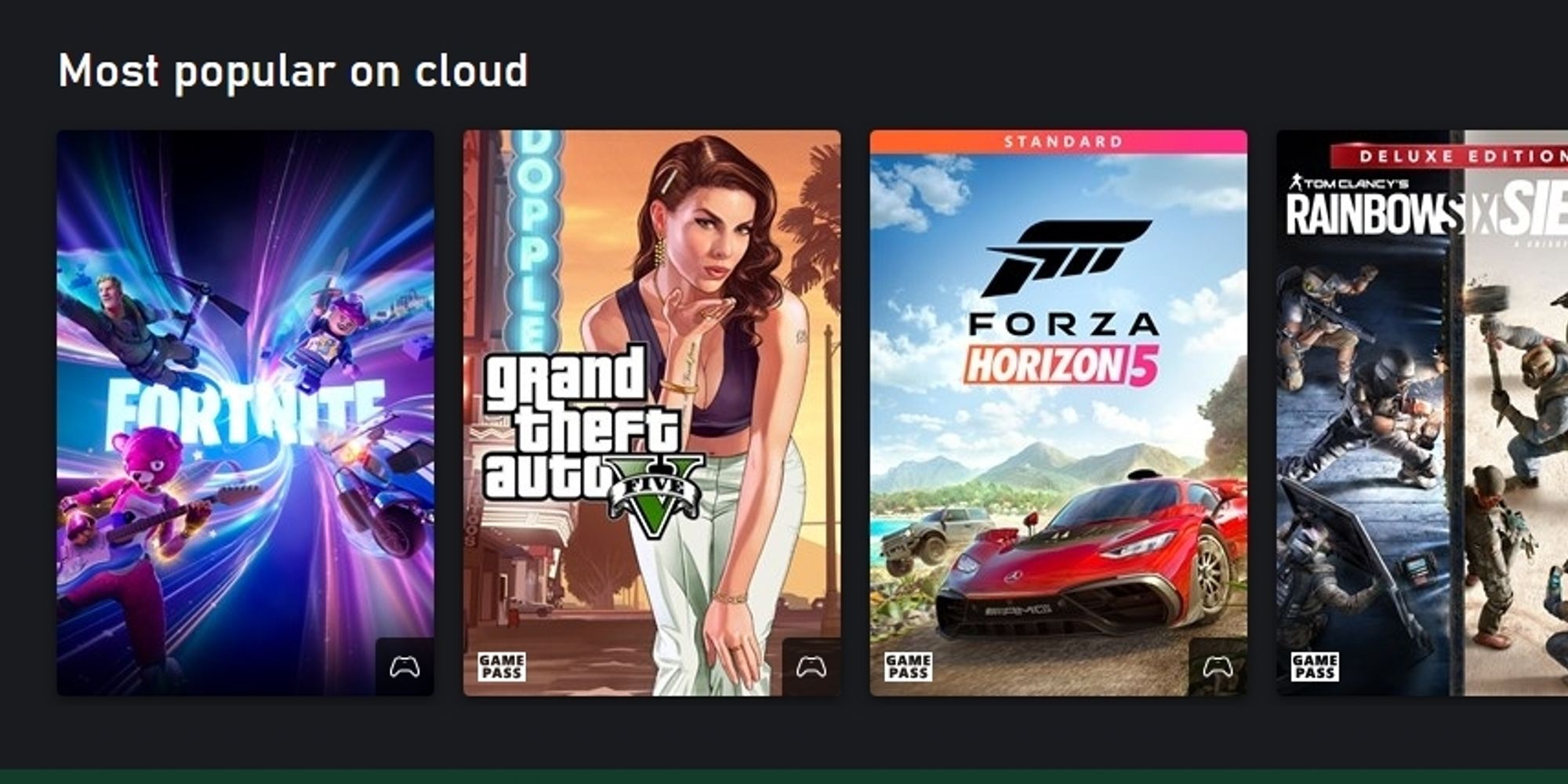 xbox cloud gaming popular options