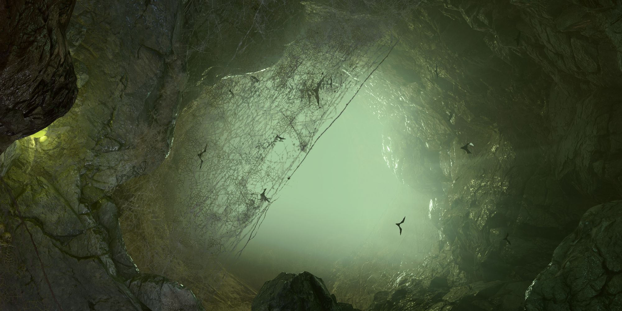 Baldur's Gate 3 Webs Above the Underdark Fall