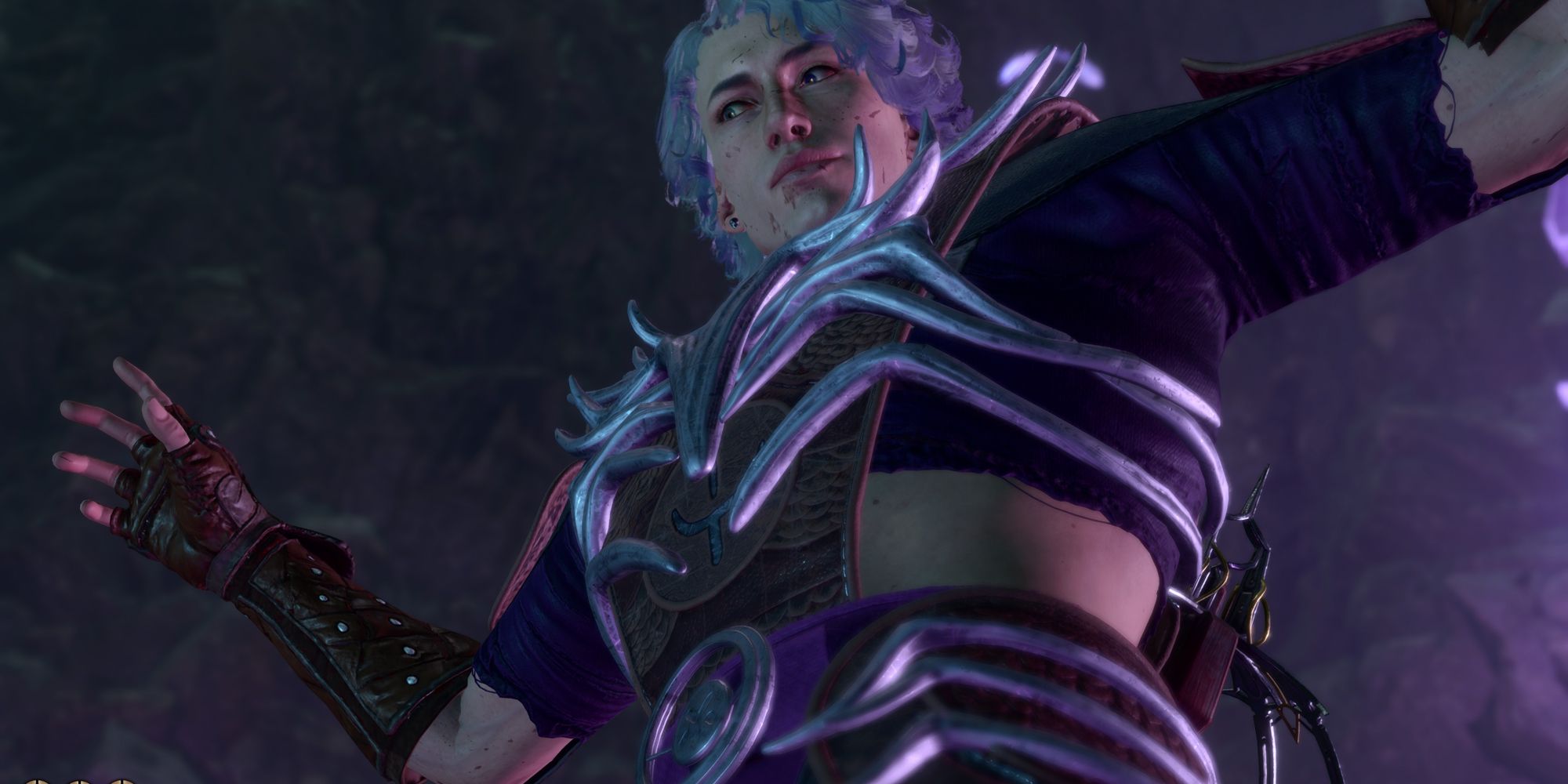 Baldur's Gate 3 Tav Feather Falling into the Underdark