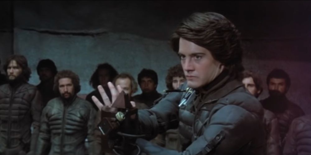 Kyle MacLachlan as Paul Muad'Dib Atreides in a fight scene in Dune (1984)