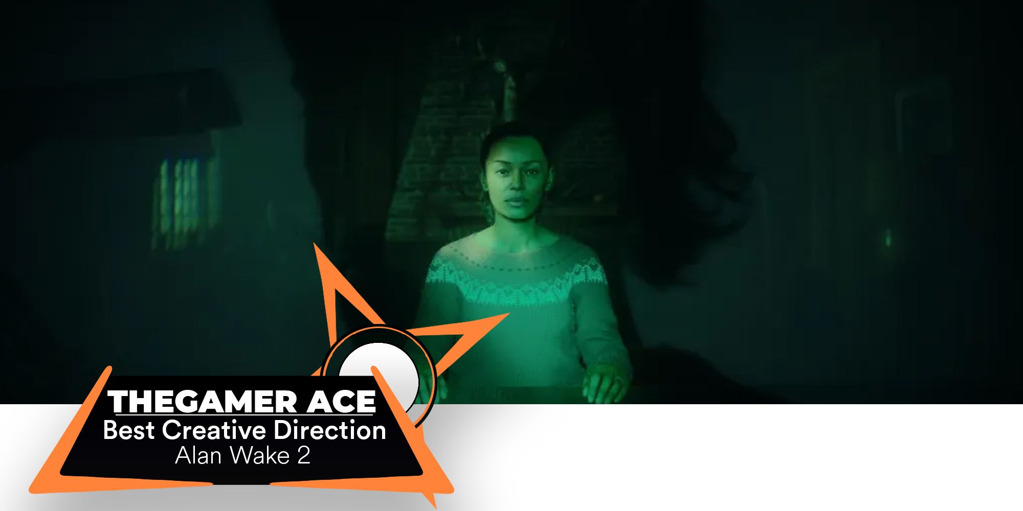 Ace Winner - Best Creative Direction won by Alan Wake 2