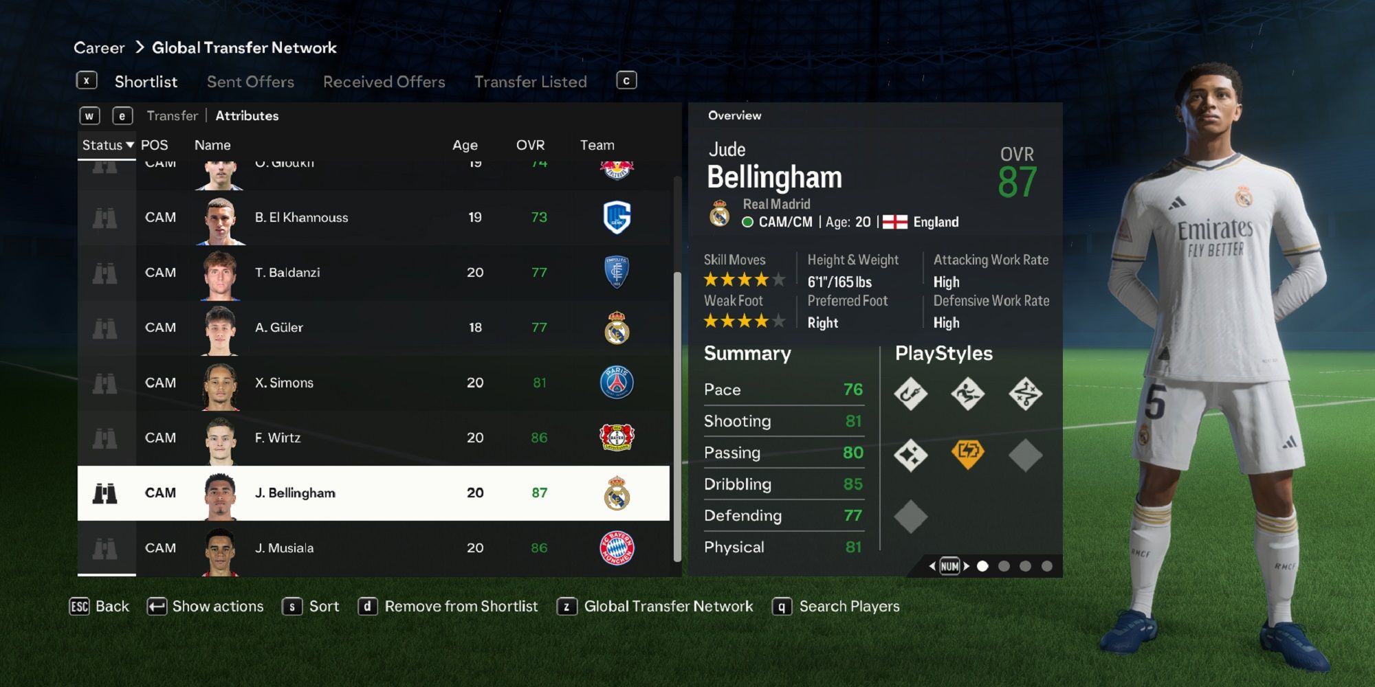 An image of Jude Bellingham in EA Sports FC 24-1