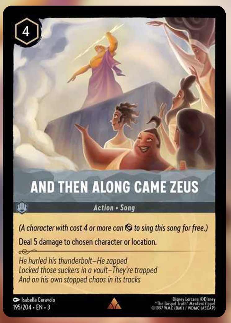 And Then Along Came Zeus