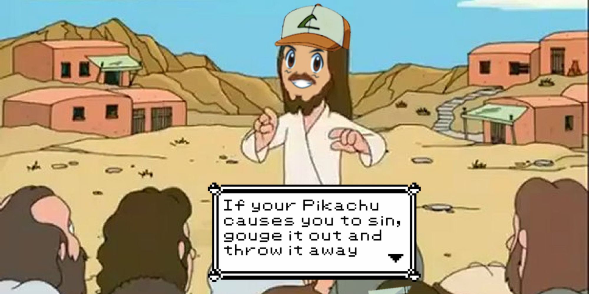 Ash Ketchum as Jesus