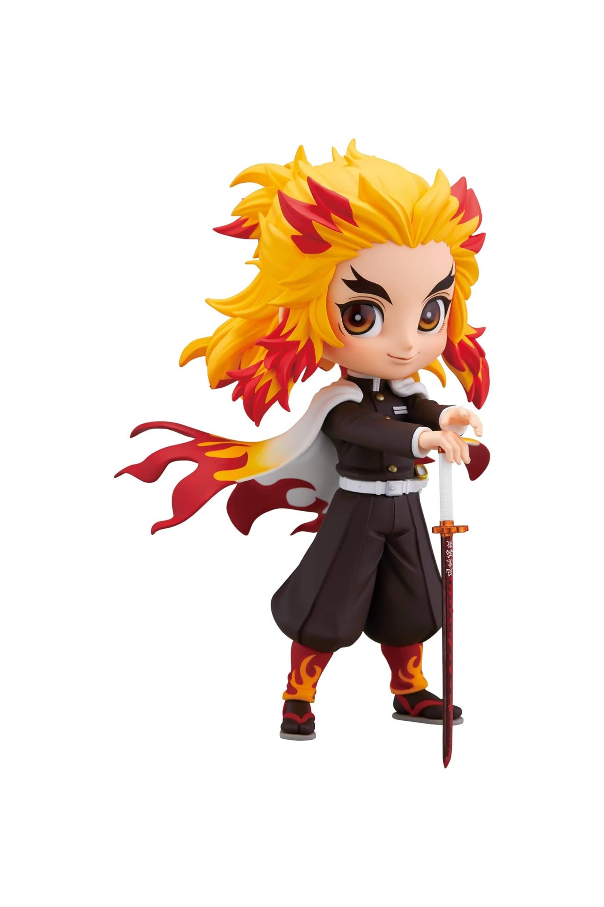 Banpresto Demon Slayer Kimetsu no Yaiba - Kyojuro Rengoku (Ver. A) Q Posket Action Figure