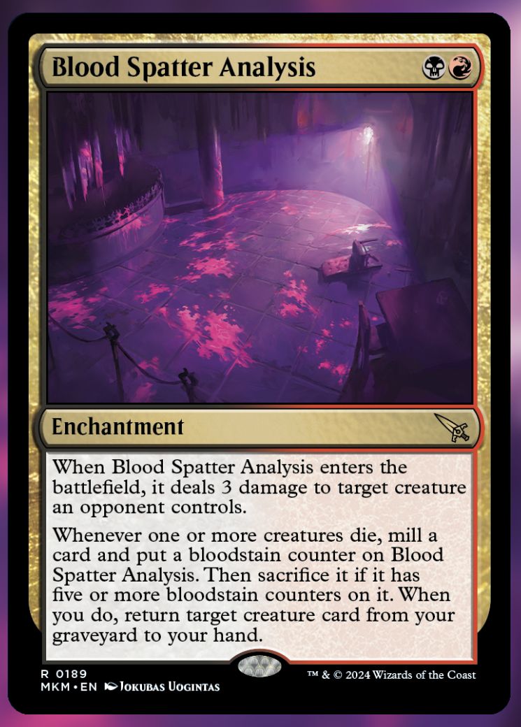 Blood Spatter Analysis