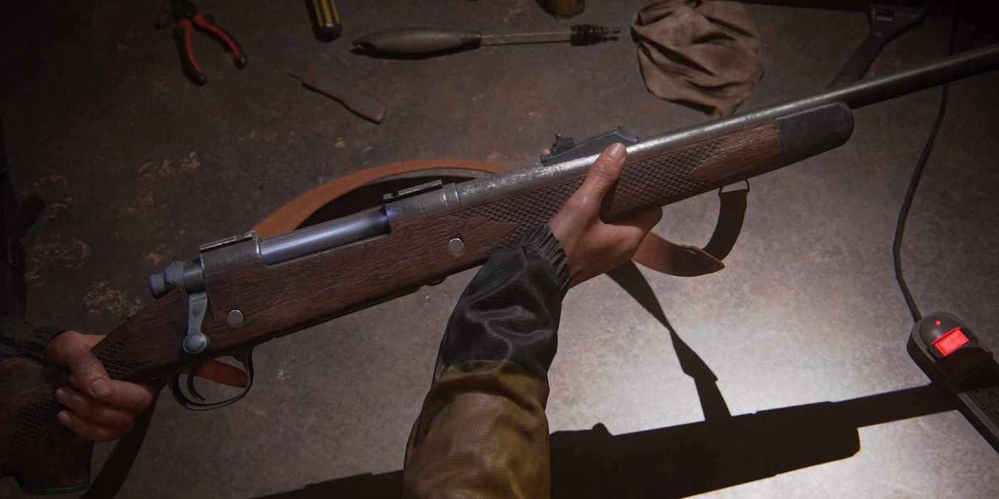 Observing a bolt action rifle 