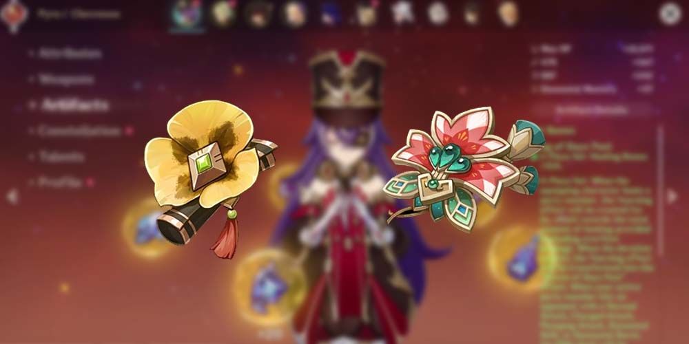 Chevreuse's potential artifact options in Genshin Impact.