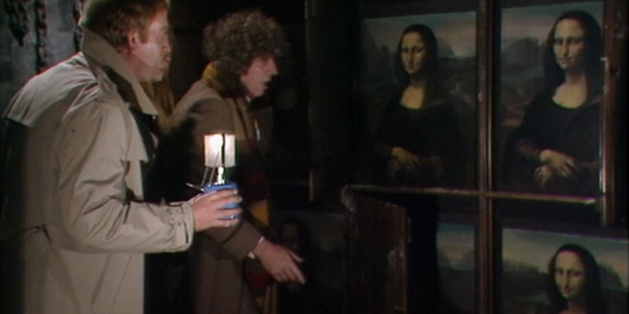 A still from the second part of the classic Doctor Who episode City of Death.