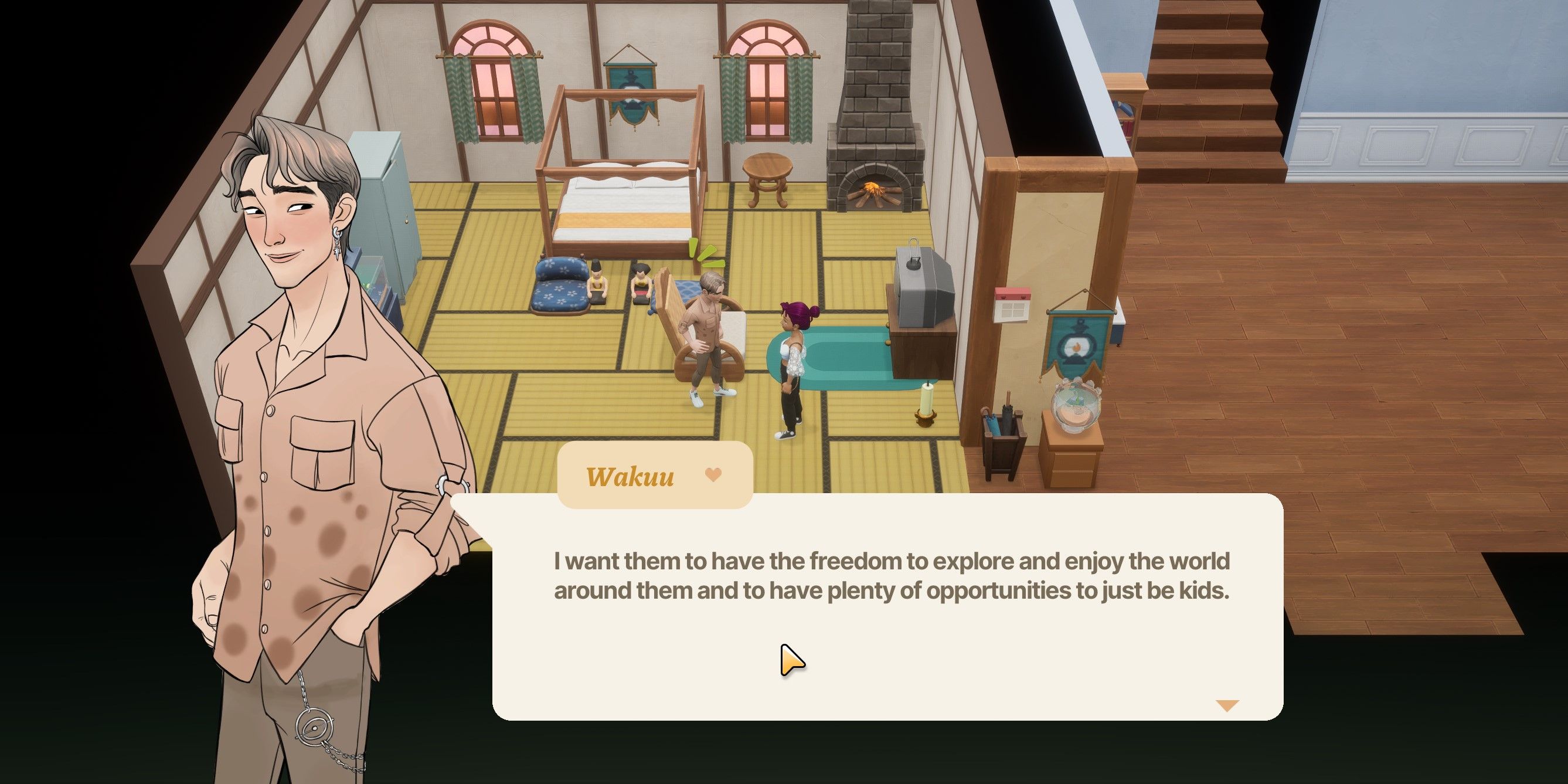 Coral Island: Wakuu talks about raising kids