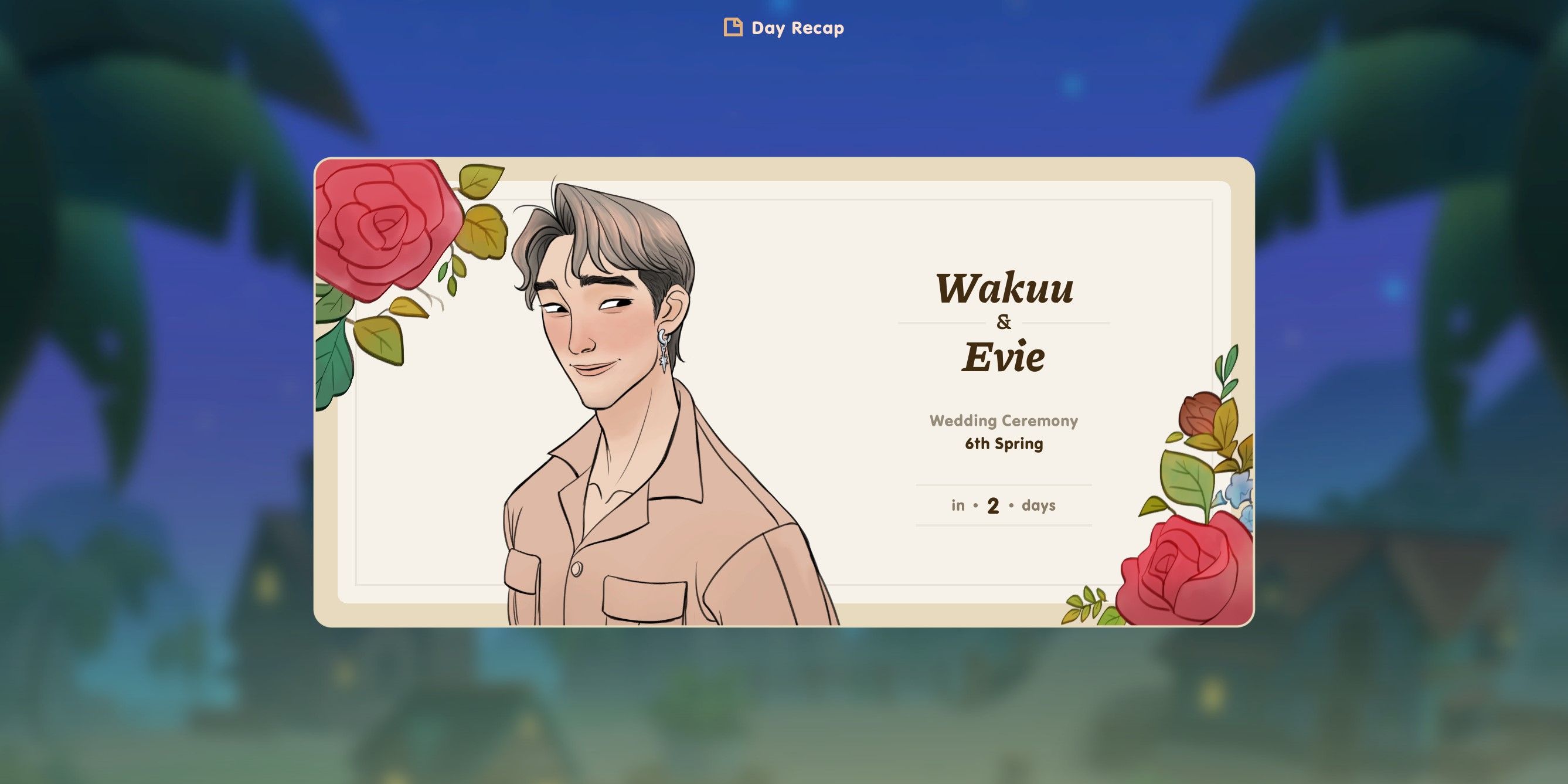 Coral Island: The Wedding invitation