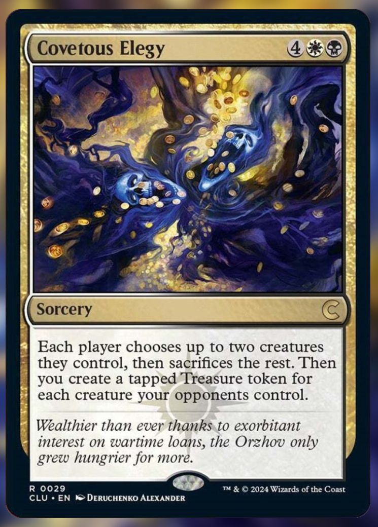 Covetous Elegy