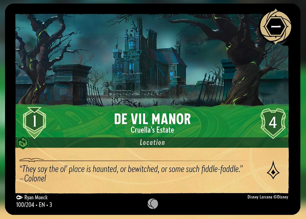 De Vil Manor, Cruella's Estate