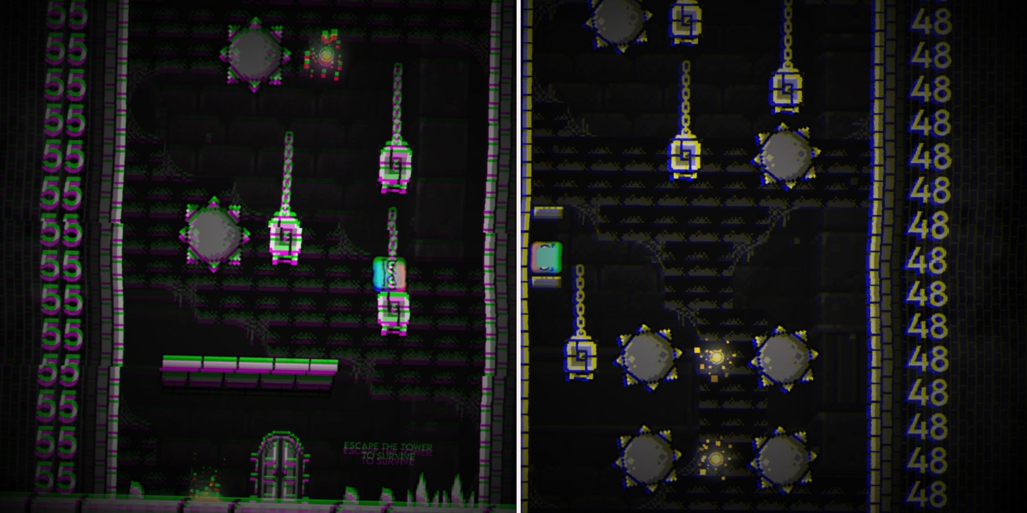 deadly tower in Geometry Dash