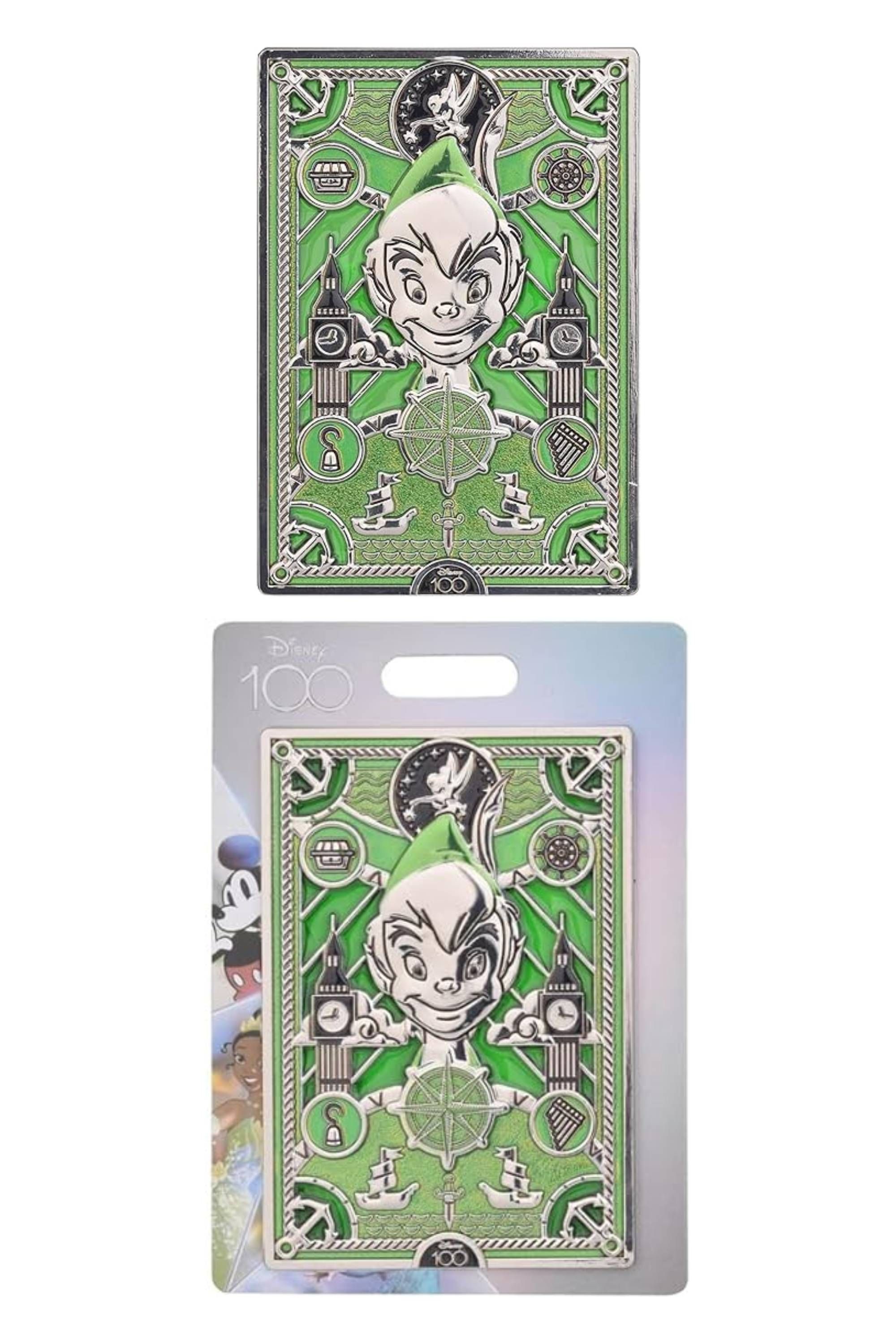 Disney 100th Anniversary Large Stain Glass Pin