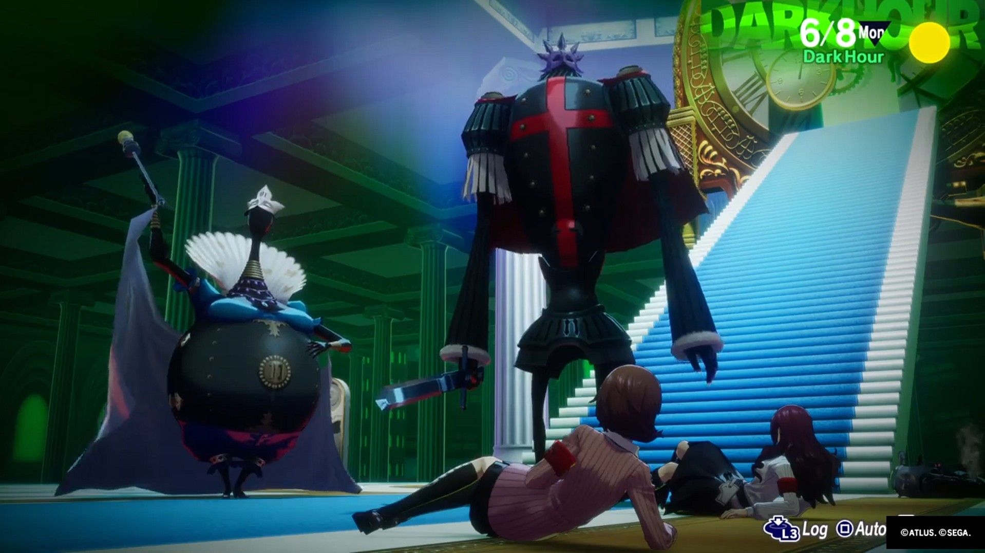emperor and empress attacking mitsuru and yukari persona 3 reload p3r boss