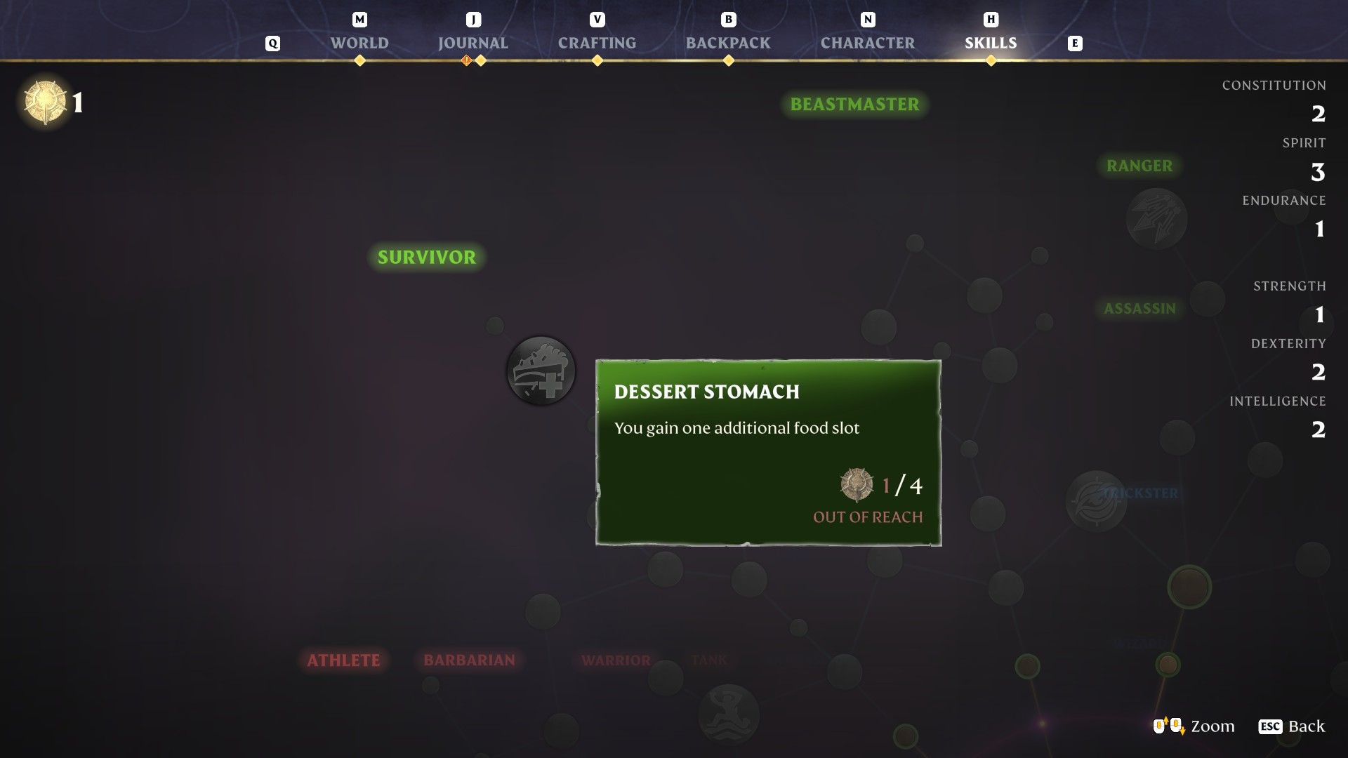 enshrouded dessert stomach survivor skill