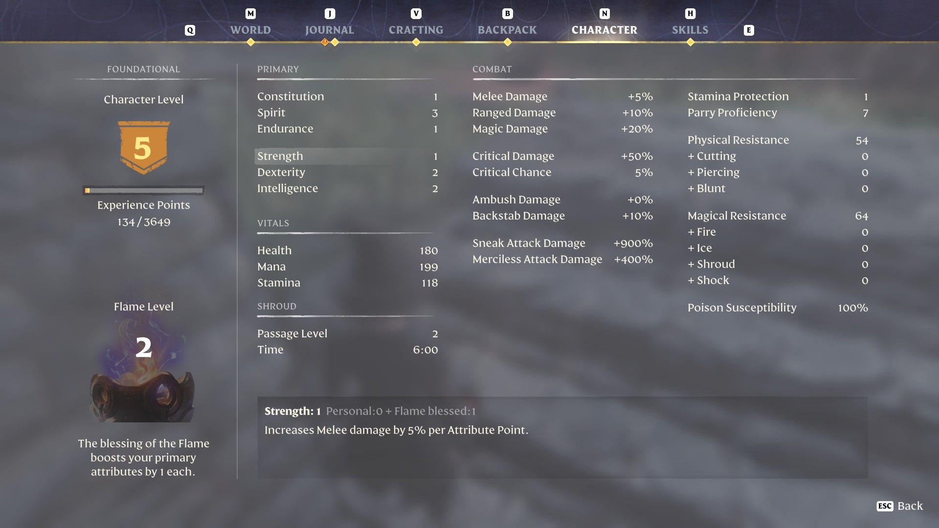enshrouded player stat menu