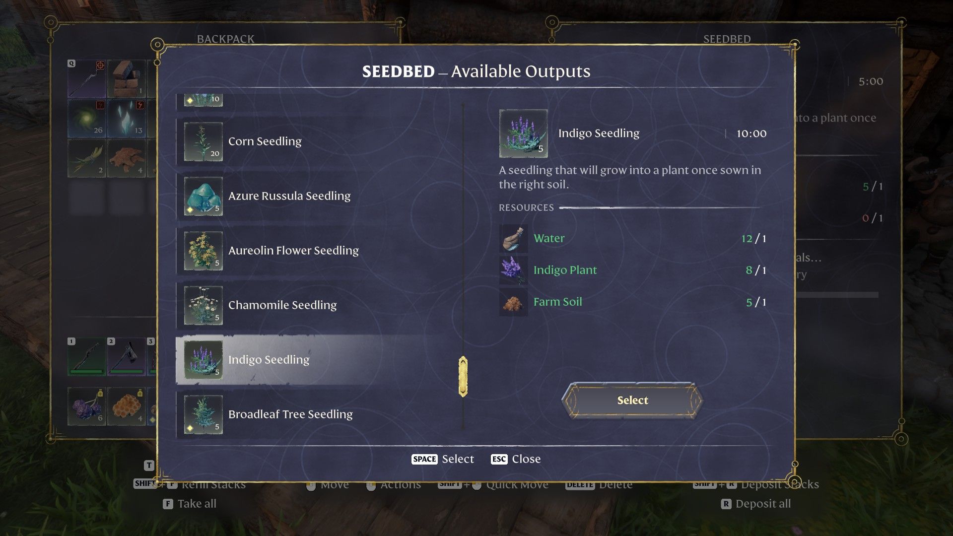 enshrouded seedbed crafting menu-1