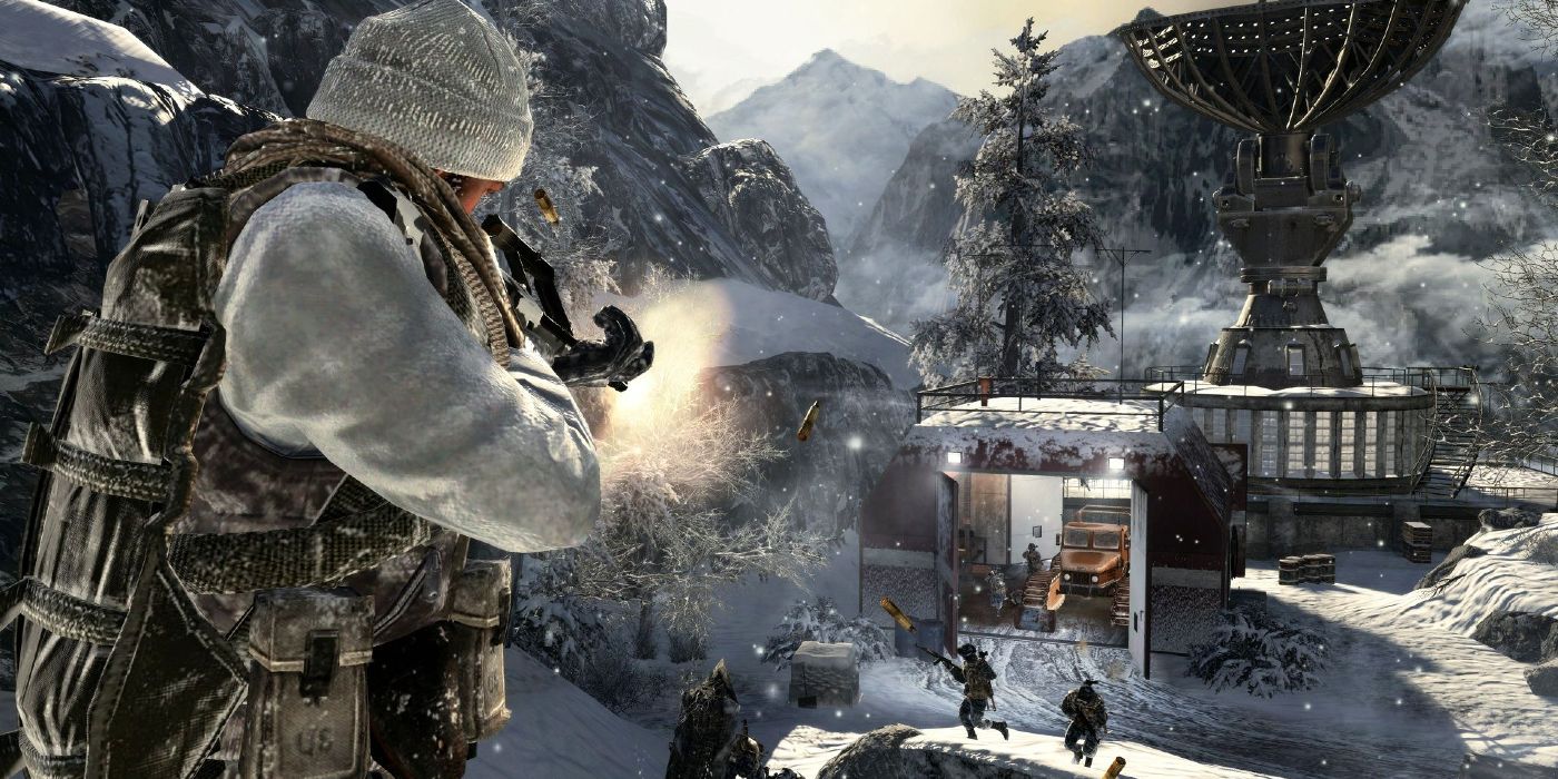 Image of Gunfight in Snow in Black Ops Campaign