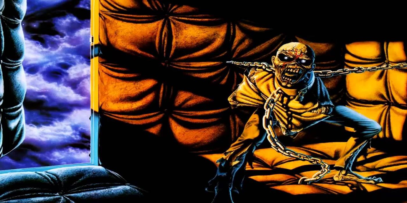 Skeleton in Straight Jacket from Iron Maiden's Piece of Mind