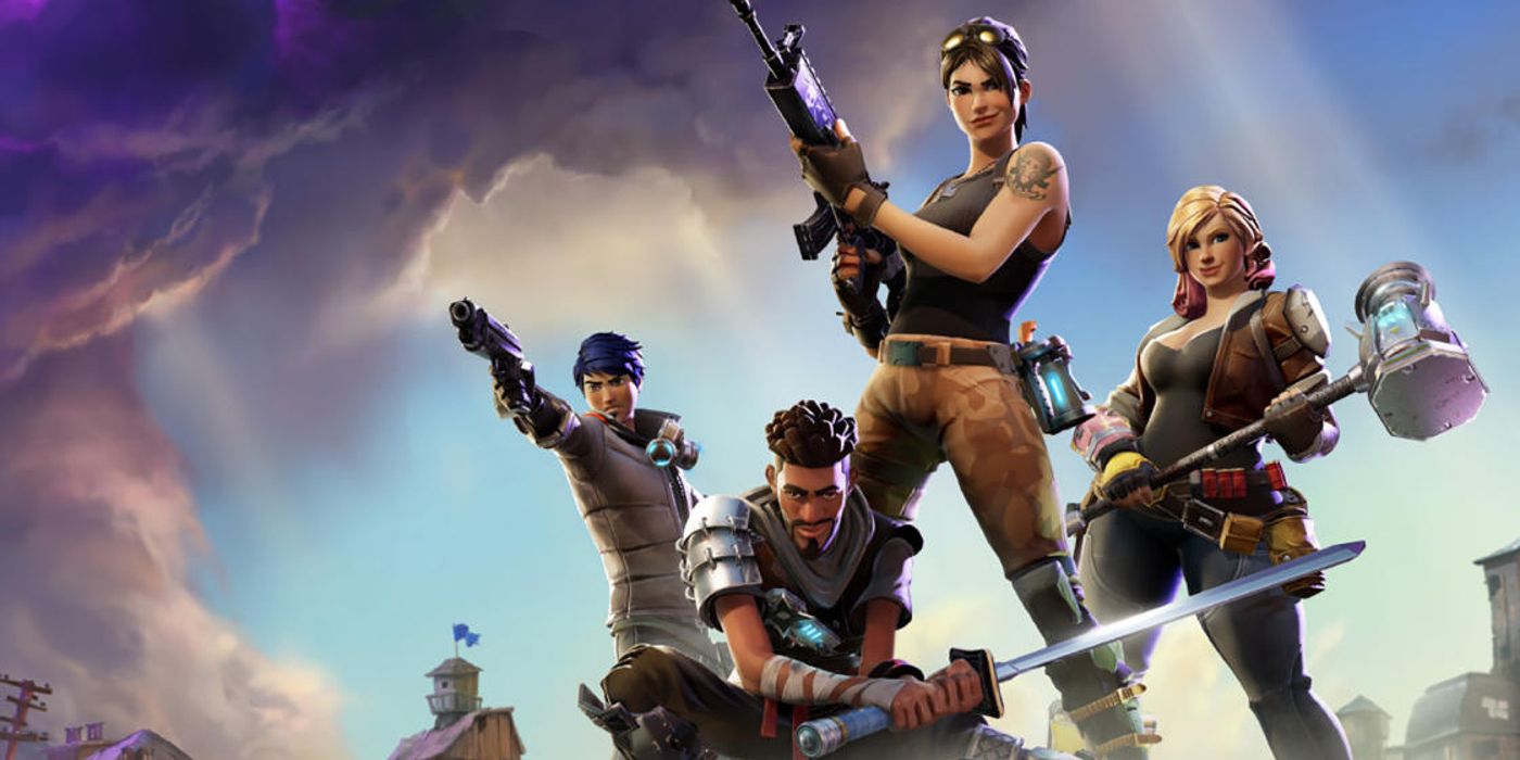 Fortnite Squad Posing Together