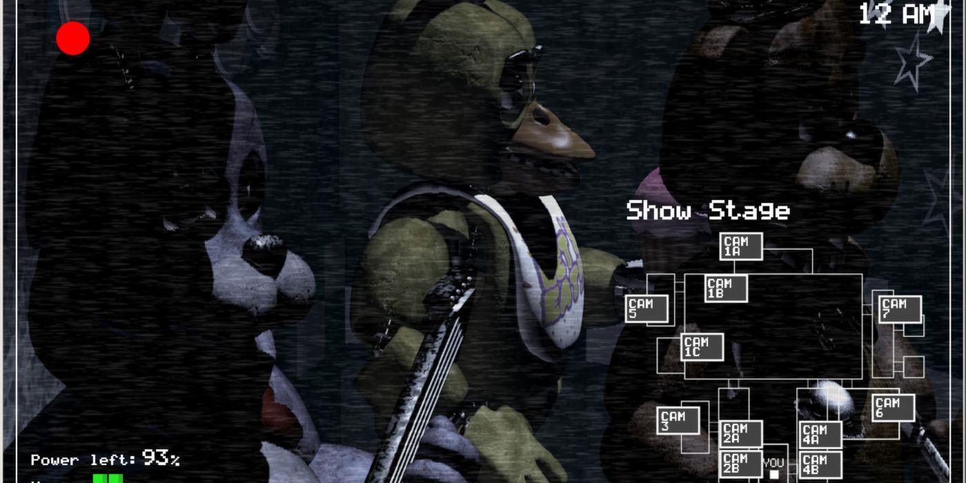 Security Camera Gameplay from Five Nights at Freddy's