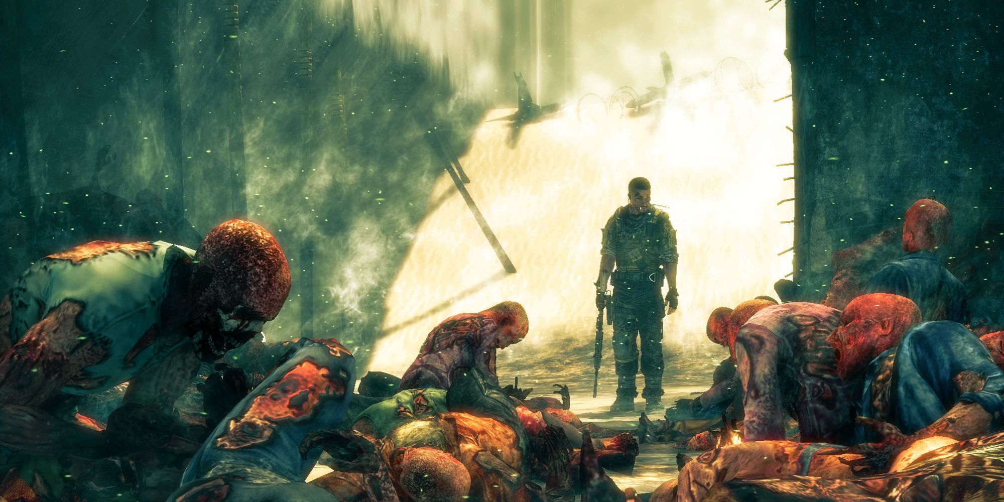 Walker Discovering White Phosphorus Victims