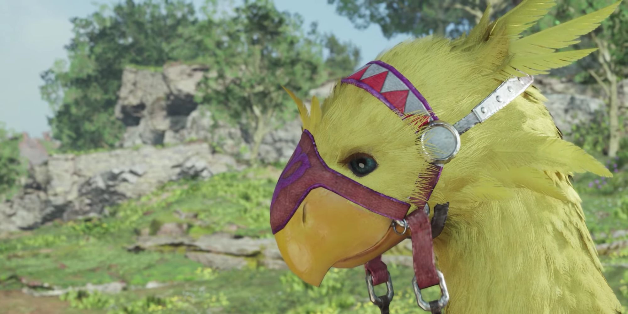 A Chocobo in Final Fantasy 7 Rebirth.
