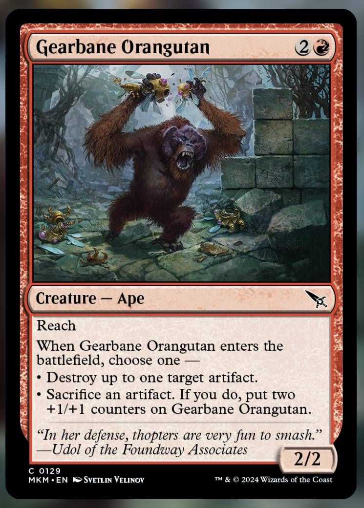 Gearbane Orangutan