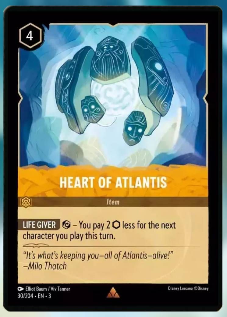 heart of atlantis lorcana