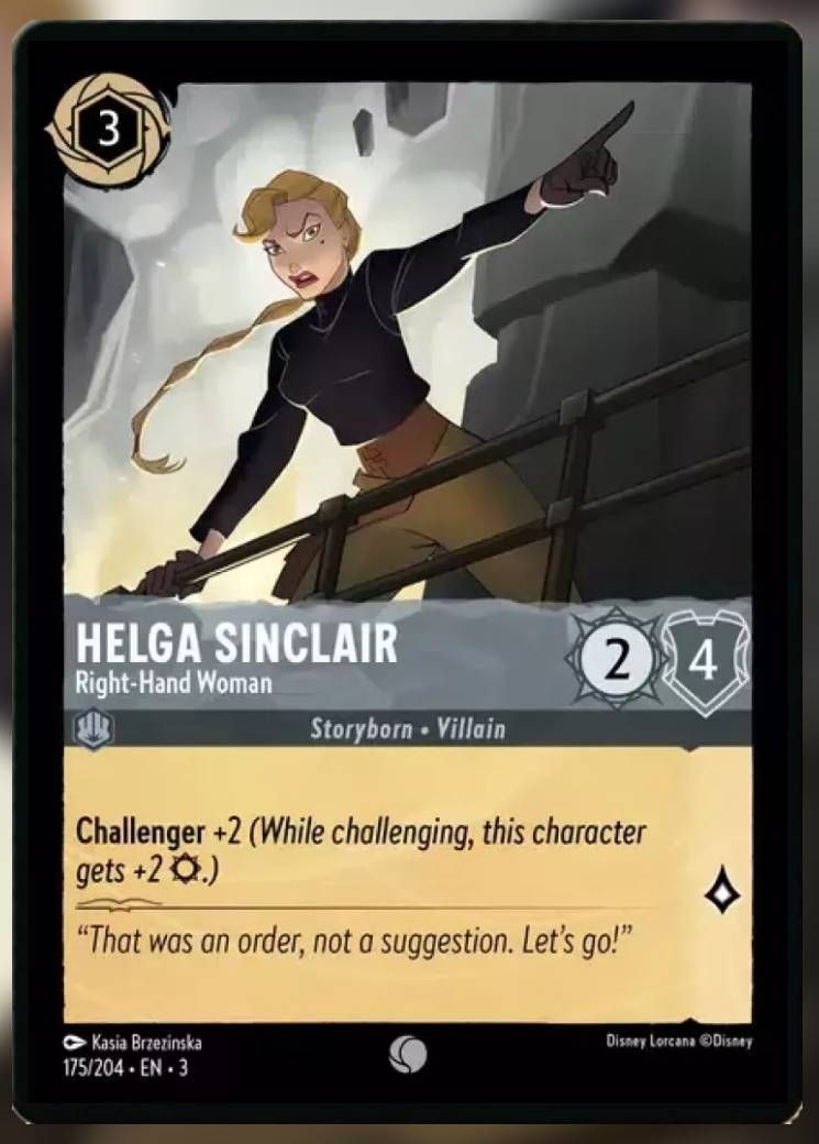 helga sinclair right-hand woman lorcana