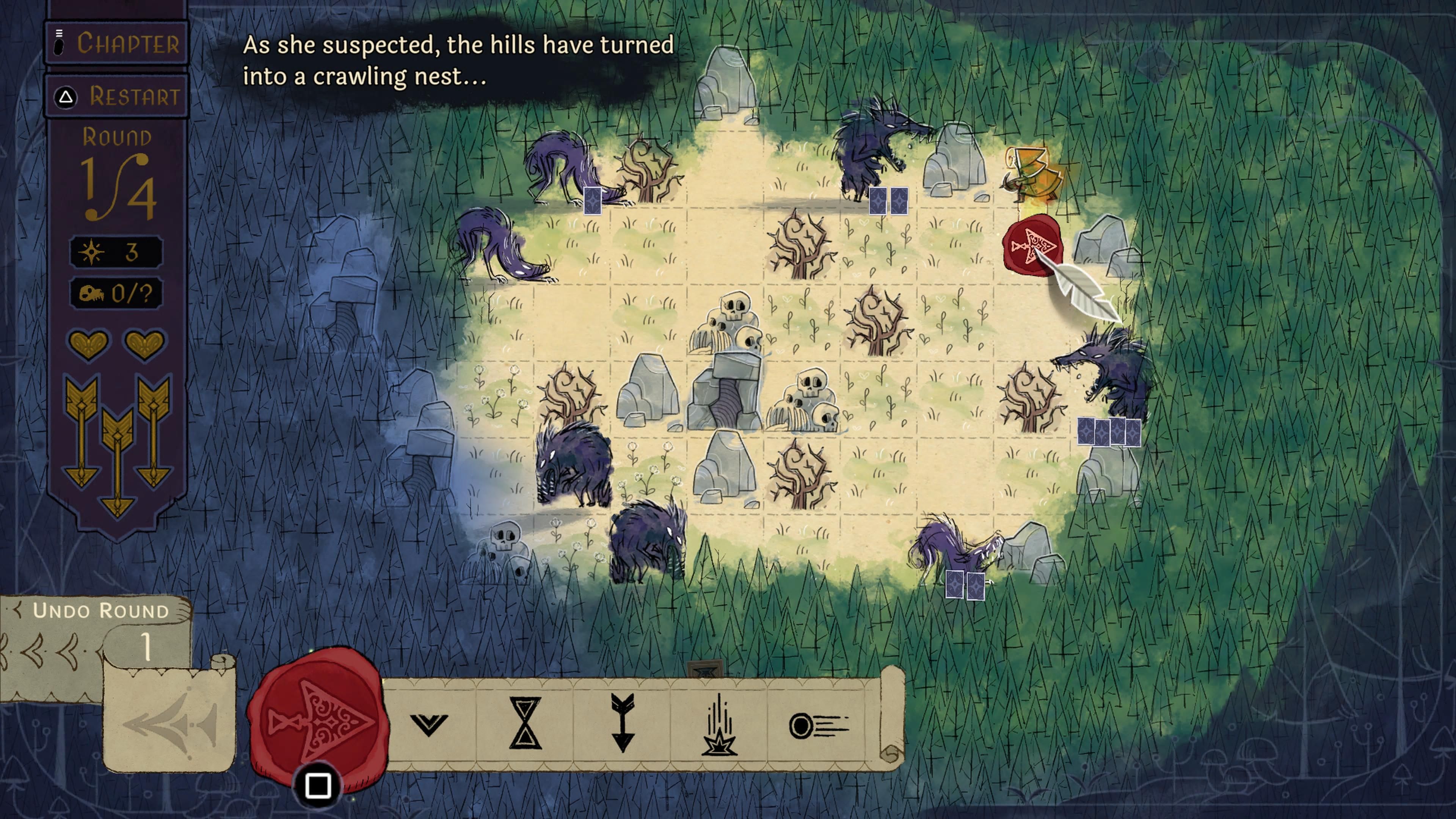 The Prophet prepares an attack on a Beast Lair in Howl