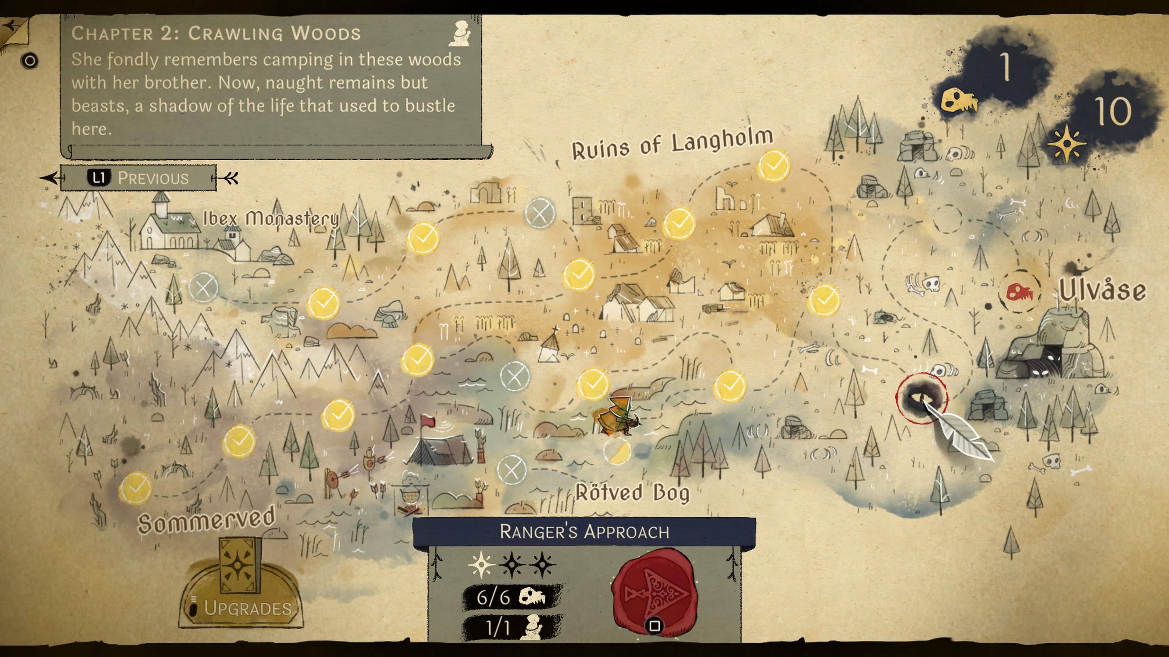 The world map of Chapter Two in Howl