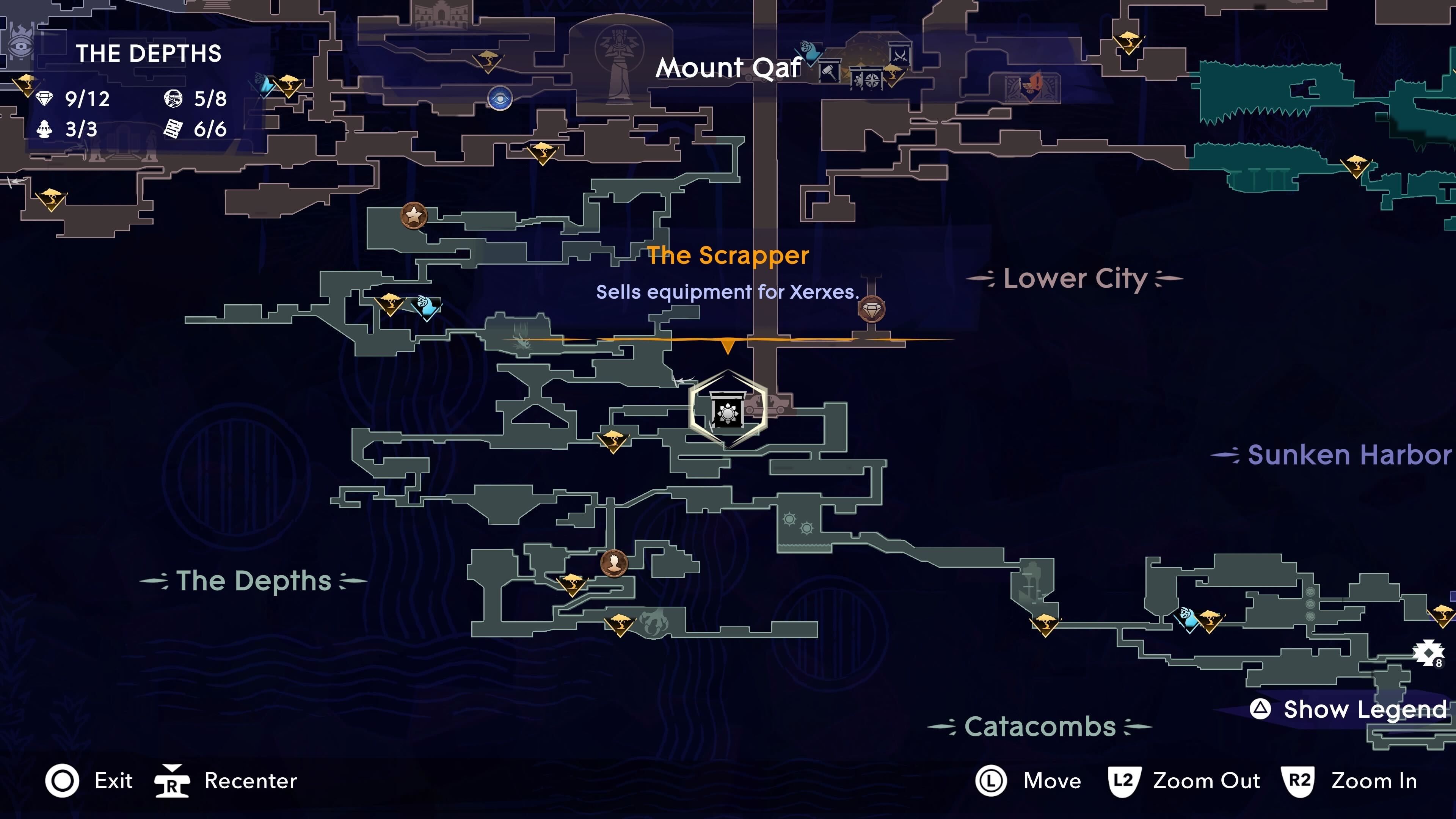 The location of The Scrapper in Prince of Persia: The Lost Crown.