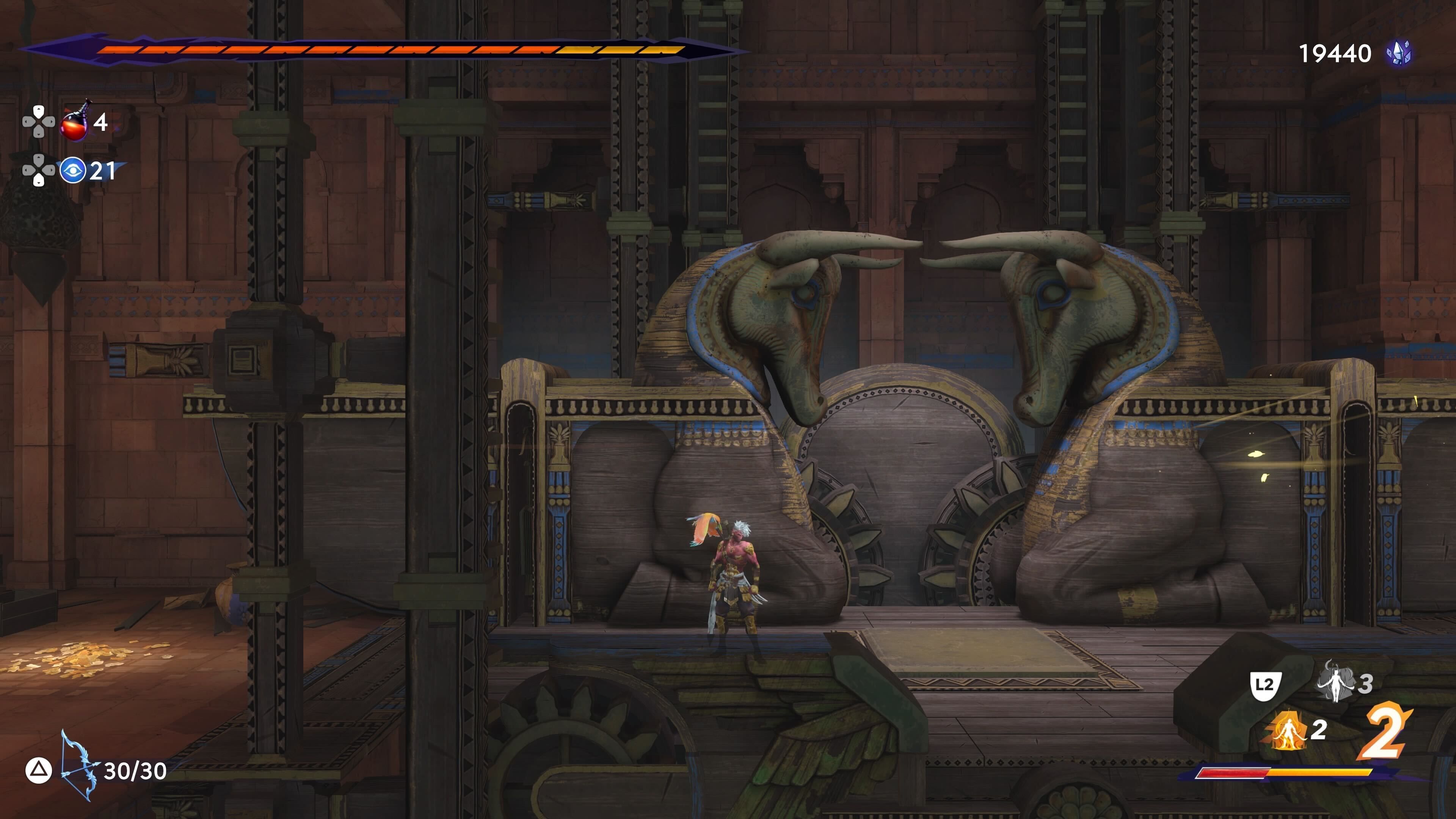 An elevator leading to the Hidden Floor in Prince of Persia: The Lost Crown.