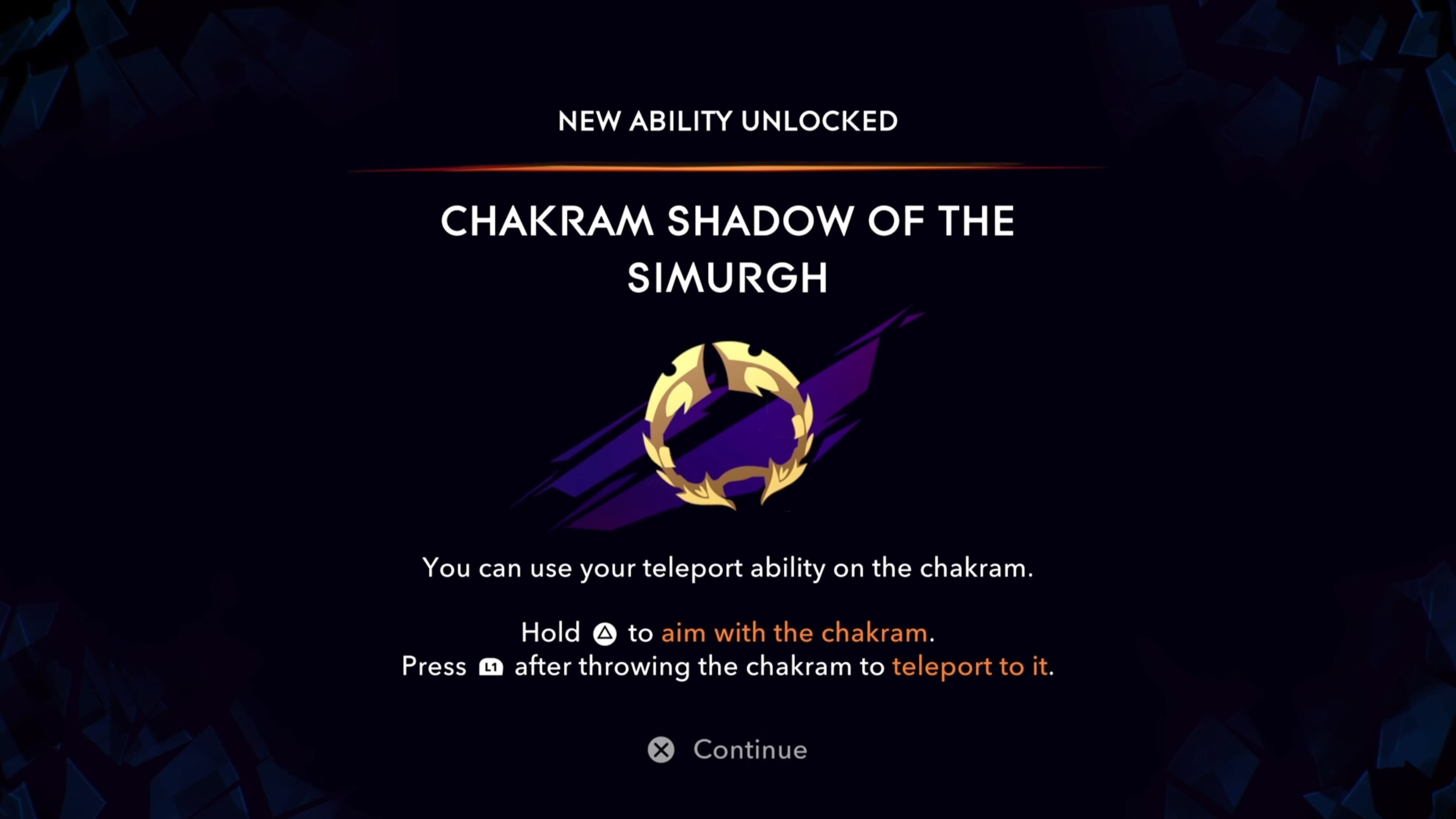 Sargon unlocking the upgraded Chakram in Prince of Persia: The Lost Crown.