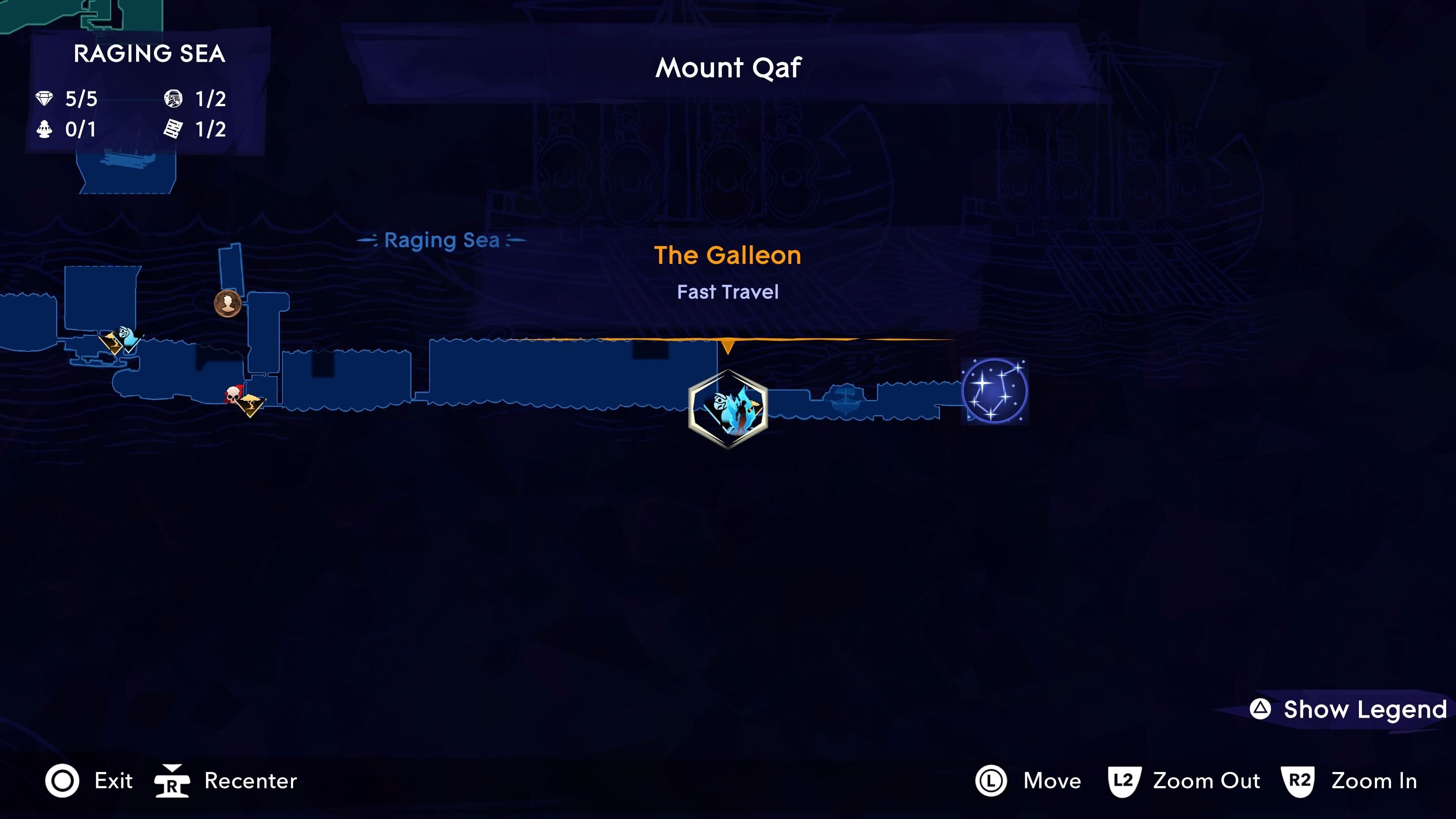 The Galleon fast-travel point in Prince of Persia: The Lost Crown.