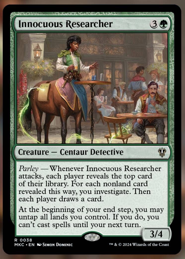 Innocuous researcher