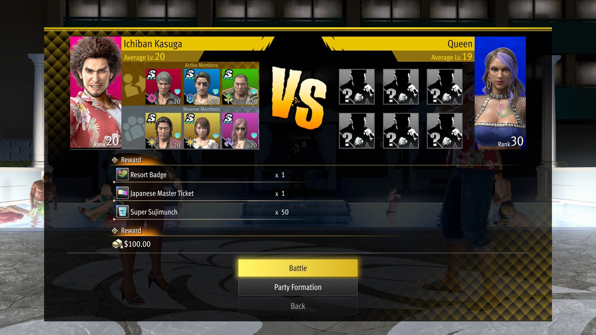 Ichiban prepares to face Queen of the Discreet Four in Like A Dragon: Infinite Wealth.