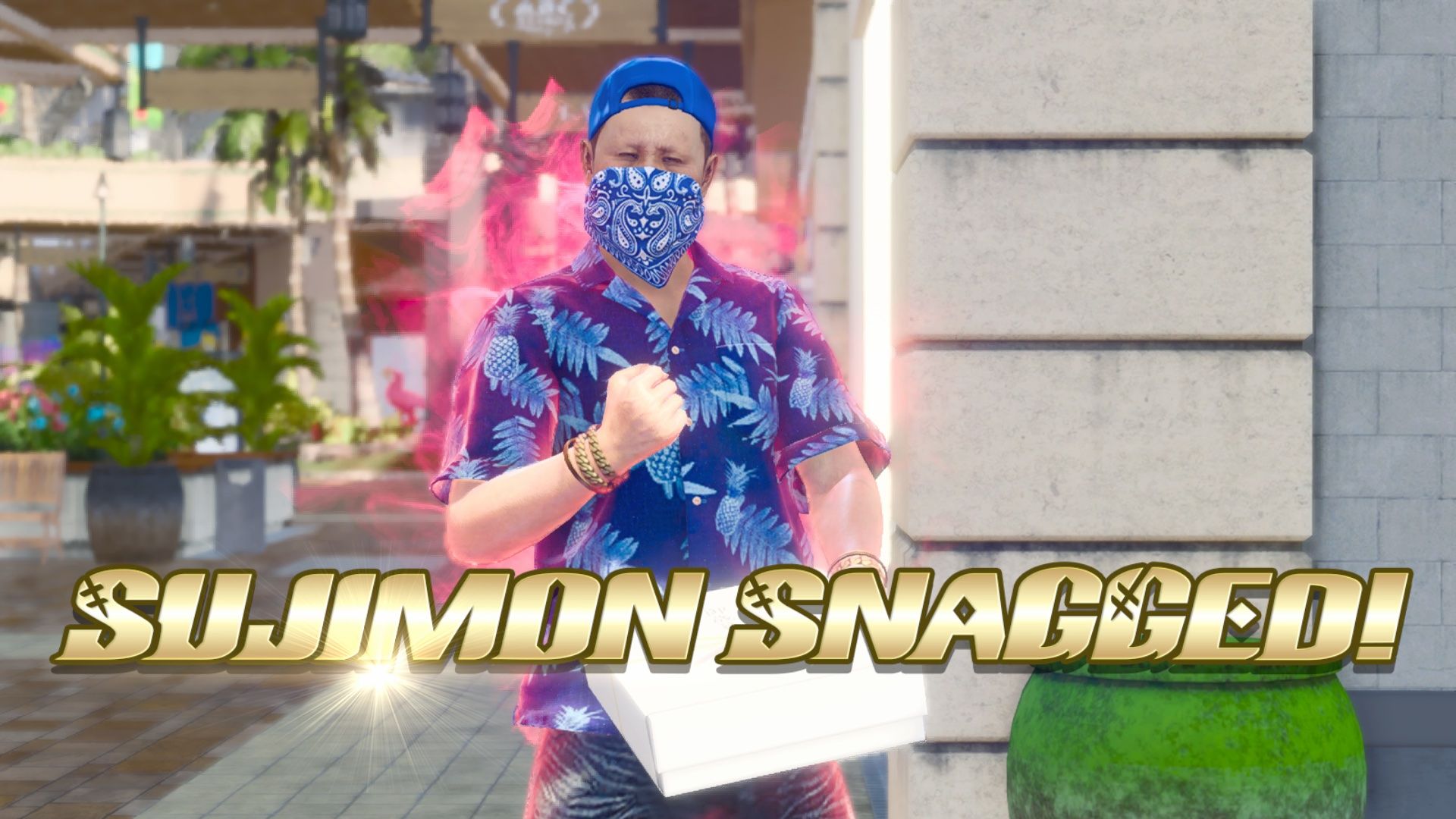 A Sujimon is Snagged after battle in Like A Dragon: Infinite Wealth.