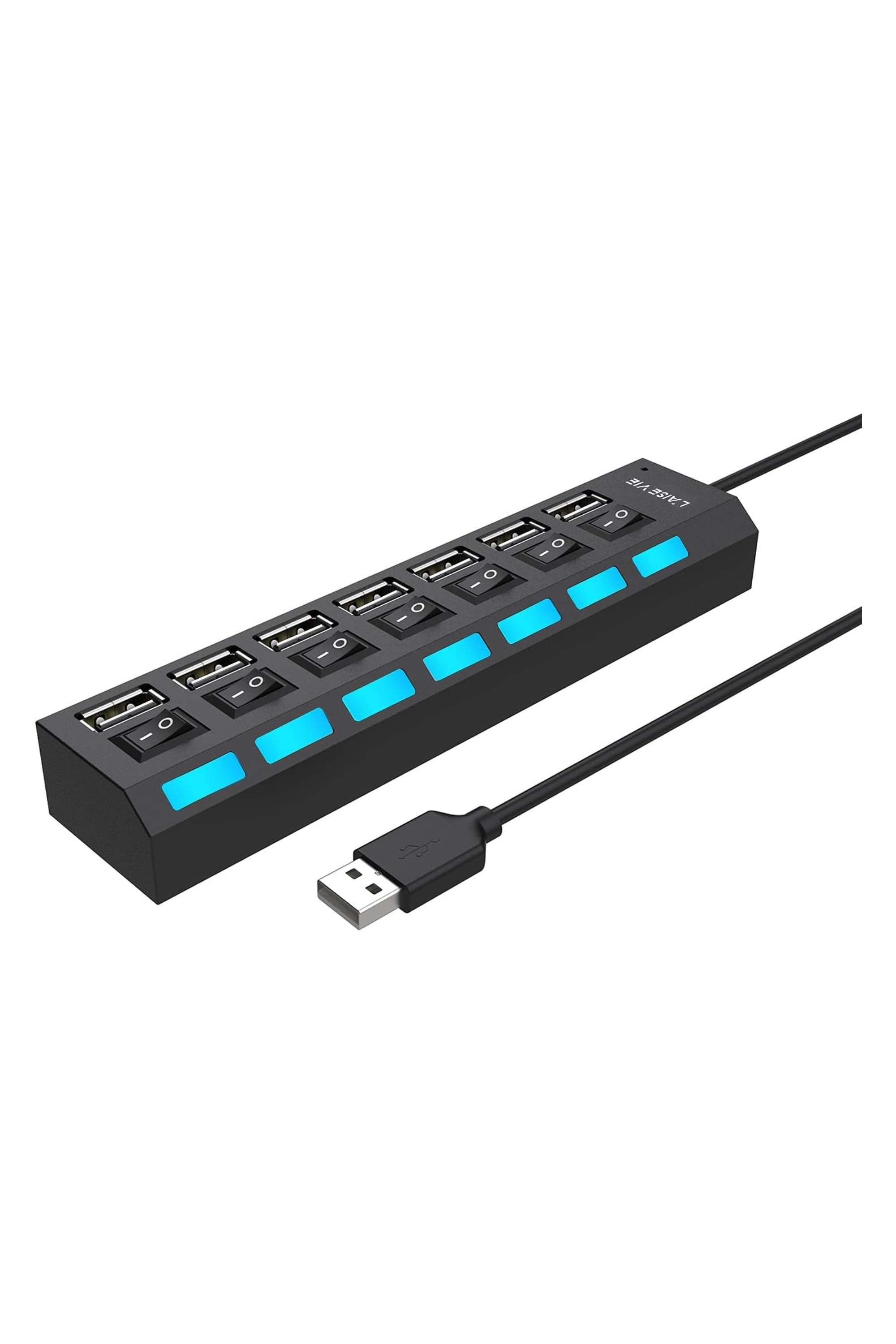 L'Aise Vie 7-Port USB 2.0 Hub