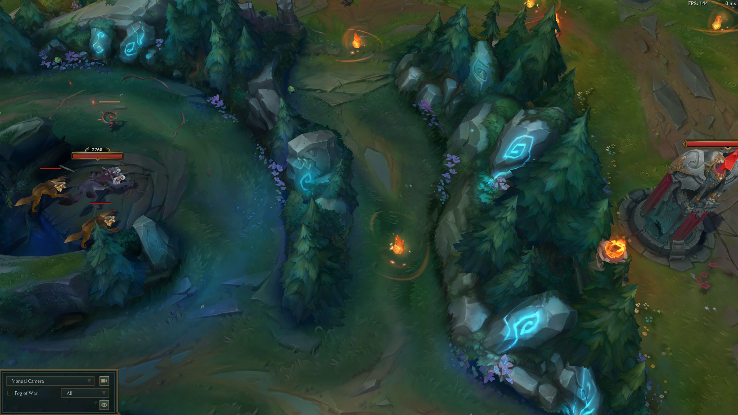 An image from League of Legends of the Infernal Soul Cinders, which can be picekd up to reduce your ability cooldowns.