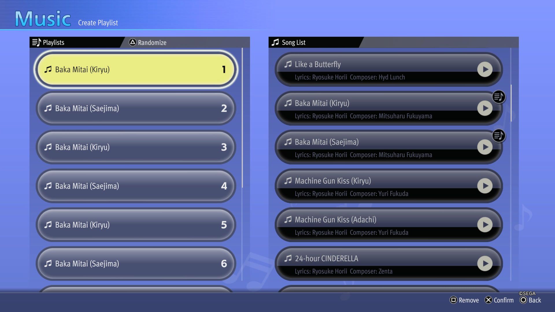 Like A Dragon Infinite Wealth, Building the perfect playlist